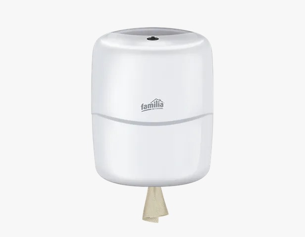 DISPENSADOR PARA TOALLA DE MANO PRECORTADA FAMILIA 83160