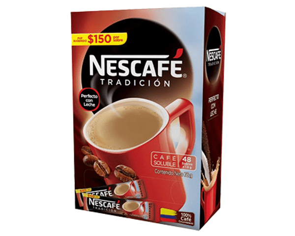 CAFE NESCAFE CAJA X 48 DE 72 GR