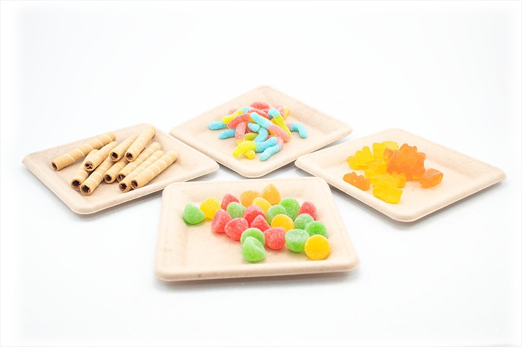 (LI1004) PLATO CUADRADO 15 X 15 - X 20 UND